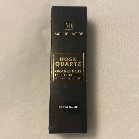 Mollie Jacob Rose Quartz Grapefruit Essential Oil with Healing Stones - Picture 2 of 6